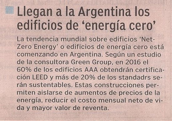 Llegan a la Argentina los edificios de Energa Cero